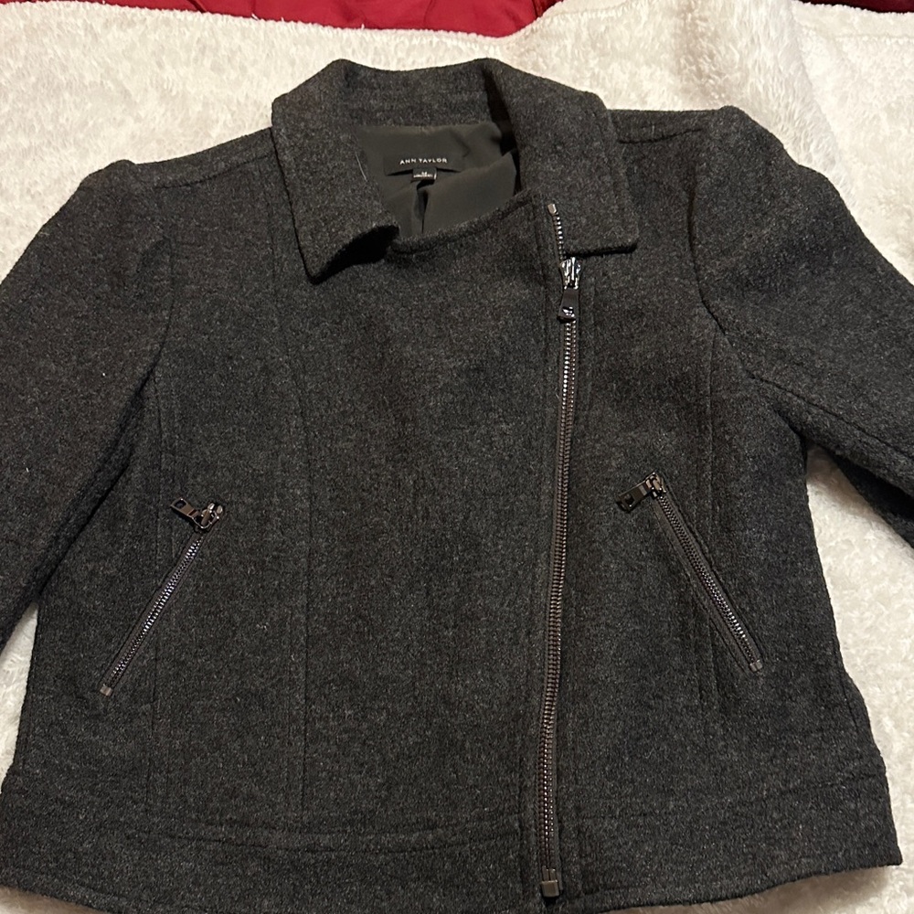 Ann Taylor Dark Gray Blazer